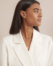 Load image into Gallery viewer, 14K Gold Curved Bar Cuff Earrings