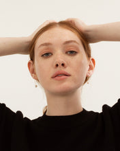 Load image into Gallery viewer, 14K Gold Minimalist Pearl Drop Earrings