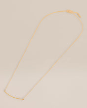 Load image into Gallery viewer, 14K Gold Short Arc Necklace
