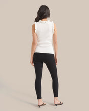 Load image into Gallery viewer, Azza Sleeveless Ruffle Trim Blouse