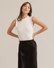 Load image into Gallery viewer, Azza Sleeveless Ruffle Trim Blouse