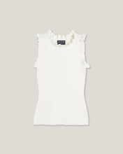 Load image into Gallery viewer, Azza Sleeveless Ruffle Trim Blouse