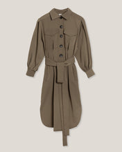 Load image into Gallery viewer, Brenda Tie-Front Shirt Dress