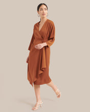 Load image into Gallery viewer, Brendolyn Button-Front Wrap Dress