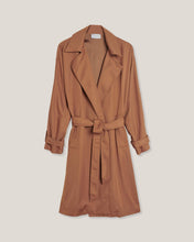 Load image into Gallery viewer, Brenna Tie-Front Trench Coat