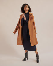 Load image into Gallery viewer, Brenna Tie-Front Trench Coat