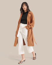 Load image into Gallery viewer, Brenna Tie-Front Trench Coat
