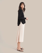 Load image into Gallery viewer, Carla Side-Zip Cashmere-Blend Sweater