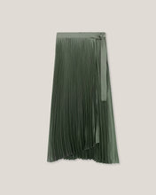 Load image into Gallery viewer, CeCe Asymmetric Pleated Midi Skirt