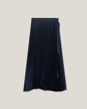 Load image into Gallery viewer, CeCe Asymmetric Pleated Midi Skirt