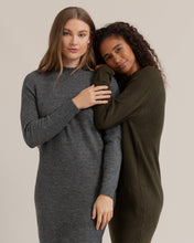 Load image into Gallery viewer, Cheyenne Mock-Neck Sweater Dress