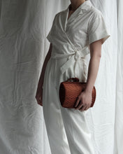 Load image into Gallery viewer, Cuzco Vaulted Straw Wristlet