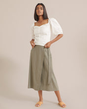 Load image into Gallery viewer, Devon Belted Wrap Linen Skirt