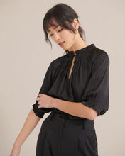 Load image into Gallery viewer, Gabrielle Ruched-Sleeve Blouse