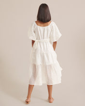 Load image into Gallery viewer, Iris Puff-Sleeve Midi Dress