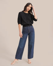 Load image into Gallery viewer, Jesy Smocked Short-Sleeve Blouse