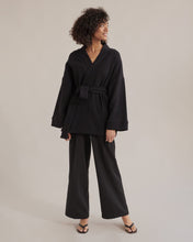 Load image into Gallery viewer, Kenna Oversized Tie-Front Jacket