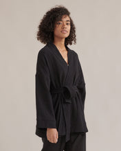 Load image into Gallery viewer, Kenna Oversized Tie-Front Jacket
