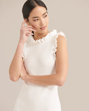 Load image into Gallery viewer, Madelyn Ruffle Trim Midi Dress