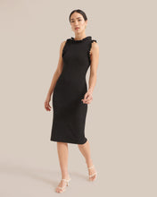 Load image into Gallery viewer, Madelyn Ruffle Trim Midi Dress