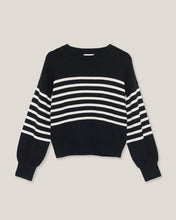 Load image into Gallery viewer, Mae Billow Sleeve Striped Sweater