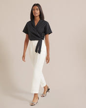 Load image into Gallery viewer, Nimah Cropped Wrap Blouse