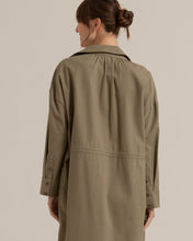Load image into Gallery viewer, Octavia Button-Front Trench Coat