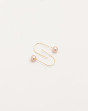 Load image into Gallery viewer, Pink Freshwater Pearl Drop Earrings (Gold / Pearl)