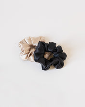 Load image into Gallery viewer, Recycled Silk Scrunchie Duo