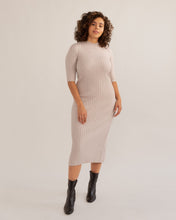 Load image into Gallery viewer, Reita Ribbed Sweater Dress