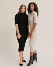 Load image into Gallery viewer, Reita Ribbed Sweater Dress