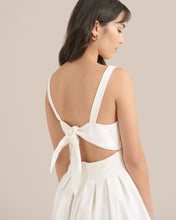 Load image into Gallery viewer, Sadie Tie-Back Pleated Midi Dress