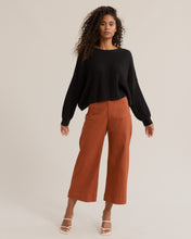 Load image into Gallery viewer, Saya Cropped Crew Neck Sweater