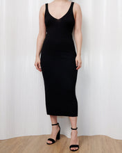 Load image into Gallery viewer, Teja V-Neck Ribbed Dress