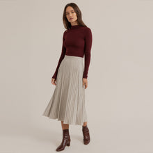 Load image into Gallery viewer, Tilda Pleated Midi Skirt