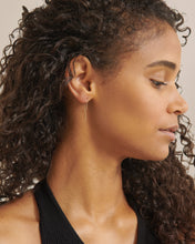 Load image into Gallery viewer, 14K Gold Drop Bar Earring
