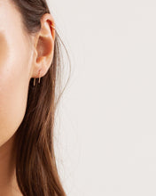 Load image into Gallery viewer, 14K Gold Staple Earrings
