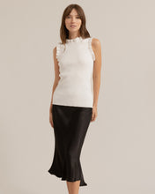 Load image into Gallery viewer, Azza Sleeveless Ruffle Trim Blouse
