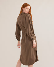 Load image into Gallery viewer, Brenda Tie-Front Shirt Dress
