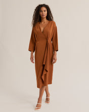 Load image into Gallery viewer, Brendolyn Button-Front Wrap Dress
