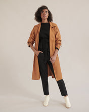 Load image into Gallery viewer, Brenna Tie-Front Trench Coat
