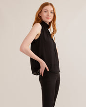 Load image into Gallery viewer, Camila Mock-Neck Sleeveless Blouse
