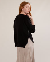Load image into Gallery viewer, Carla Side-Zip Cashmere-Blend Sweater
