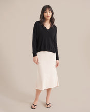 Load image into Gallery viewer, Carla Side-Zip Cashmere-Blend Sweater
