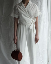 Load image into Gallery viewer, Cuzco Vaulted Straw Wristlet
