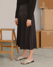 Load image into Gallery viewer, Delphine Pleated Silken Skirt
