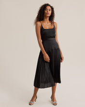 Load image into Gallery viewer, Delphine Pleated Silken Skirt
