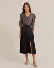 Load image into Gallery viewer, Delphine Pleated Silken Skirt
