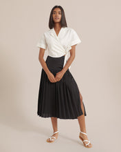 Load image into Gallery viewer, Delphine Pleated Silken Skirt
