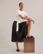 Load image into Gallery viewer, Delphine Pleated Silken Skirt
